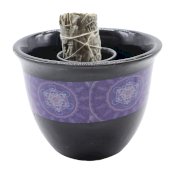 Smudge Schaal Keramiek Metatron Zwart 13cm