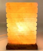 Zoutlamp Himalaya Rechthoek geribbeld 5KG