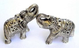 Beeld Metaal Olifant Mini 6cm