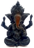 Standbeeld Hars Ganesh Antiek 13cm