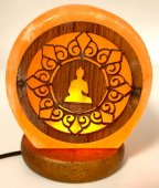 Zoutlamp USB Boeddha 1KG