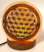 Zoutlamp USB Levensbloem 1KG