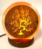 Zoutlamp USB Levensboom 1KG