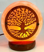 USB Zoutlamp Levensboom Bis 1KG