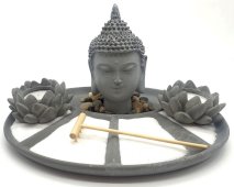 Zen Tuin Boeddhahoofd 28cm