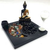 Zen-tuin Yin-Yang Zandloper 15cm